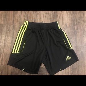 Adidas black athletic shorts